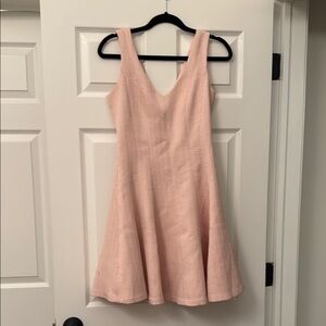 Club Monaco Pink Sleeveless V-Neck A-Line Dress